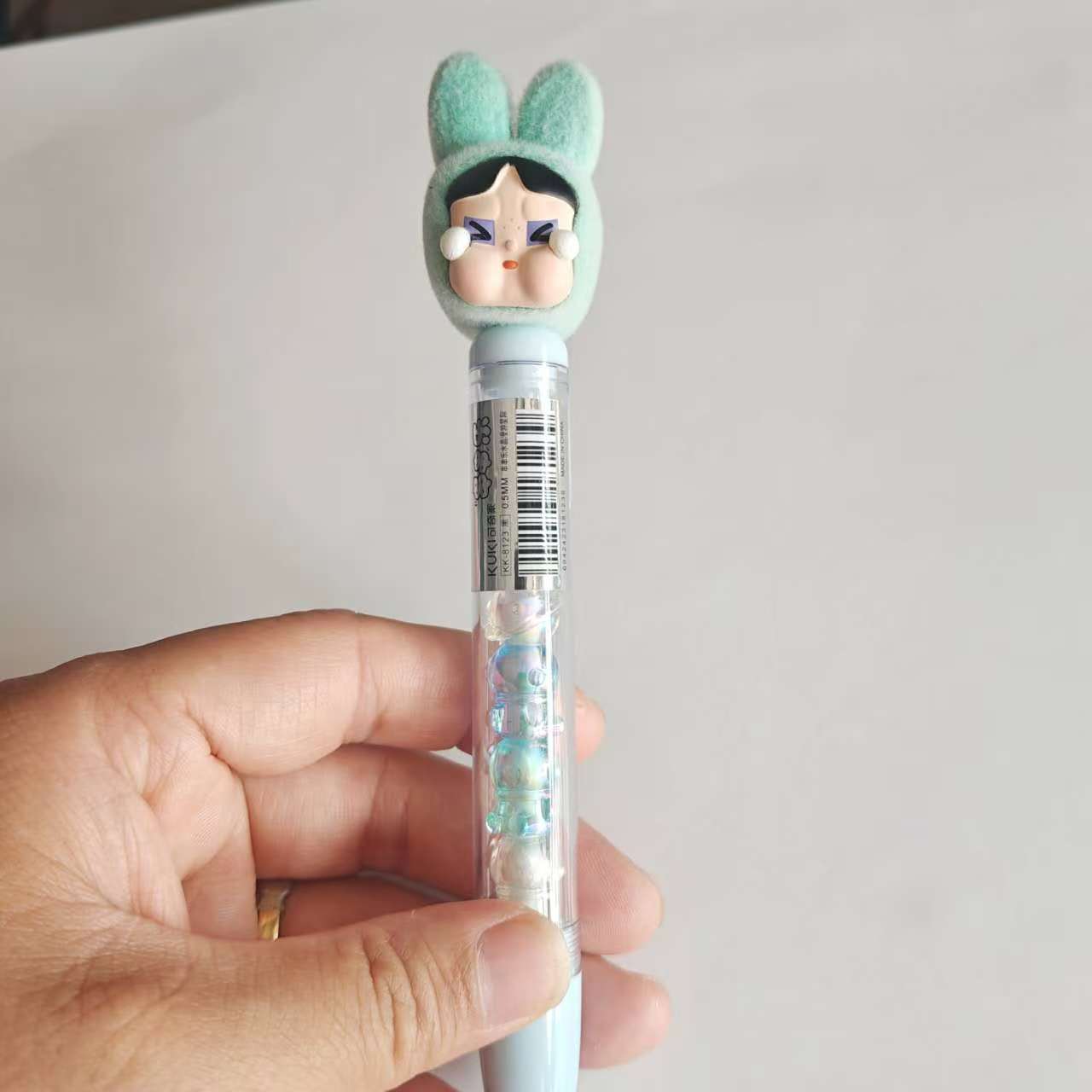 Flocked Cry Baby Beads Gel Pens
