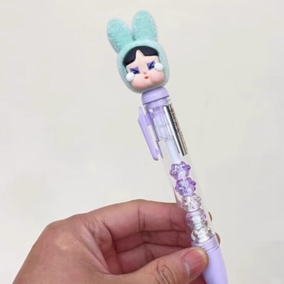 Flocked Cry Baby Beads Gel Pens