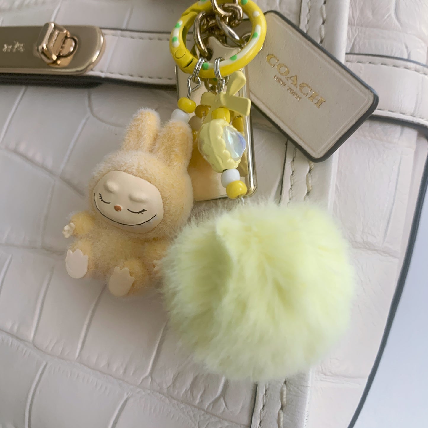 Flocked Friend Handmade Keychains