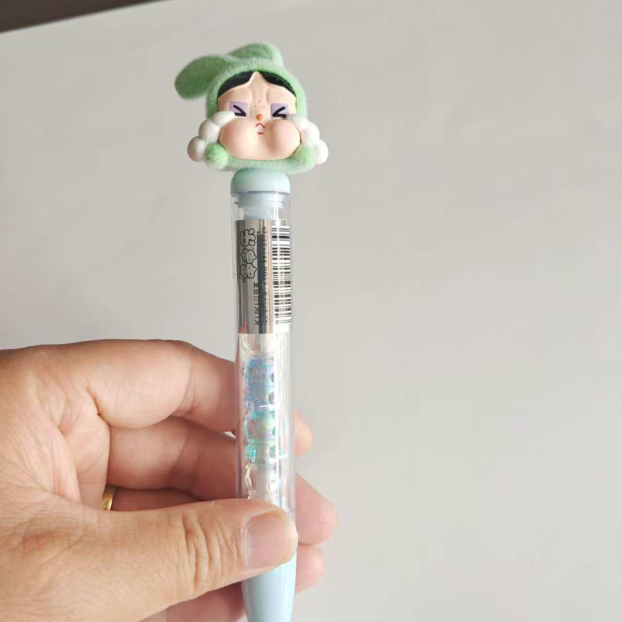 Flocked Cry Baby Beads Gel Pens