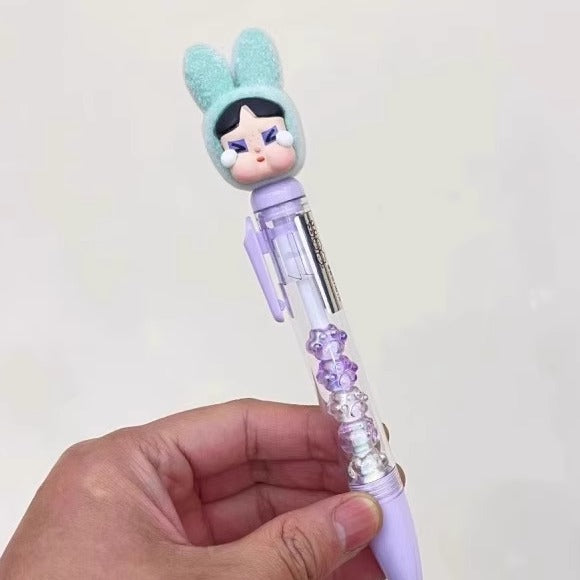 Flocked Cry Baby Beads Gel Pens