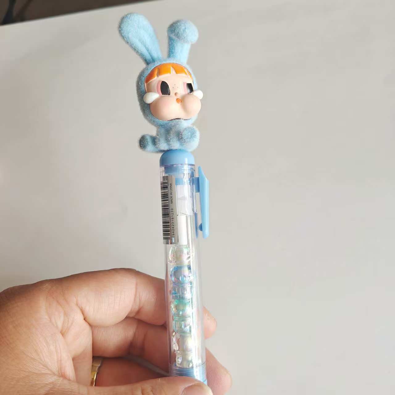 Flocked Cry Baby Beads Gel Pens