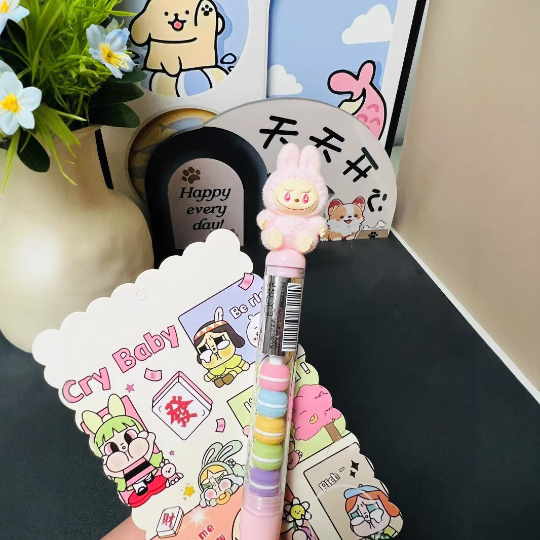 Flocked Friend Beads Gel Pens