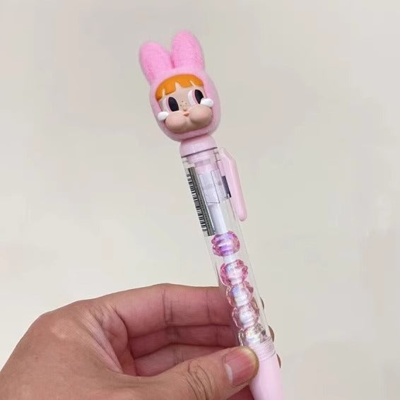 Flocked Cry Baby Beads Gel Pens